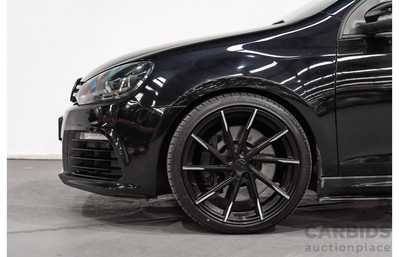 10/2011 Volkswagen Golf R (AWD) MK6 1K MY12 5d Hatchback Black Turbo 2.0L - Stage 2 Tuned