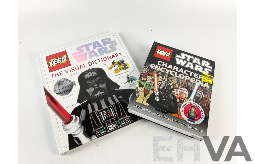 Lego Star Wars the Visual Dictionary with Exclusive Luke Skywalker Minifigure Along with Lego Star Wars Character Encyclopedia