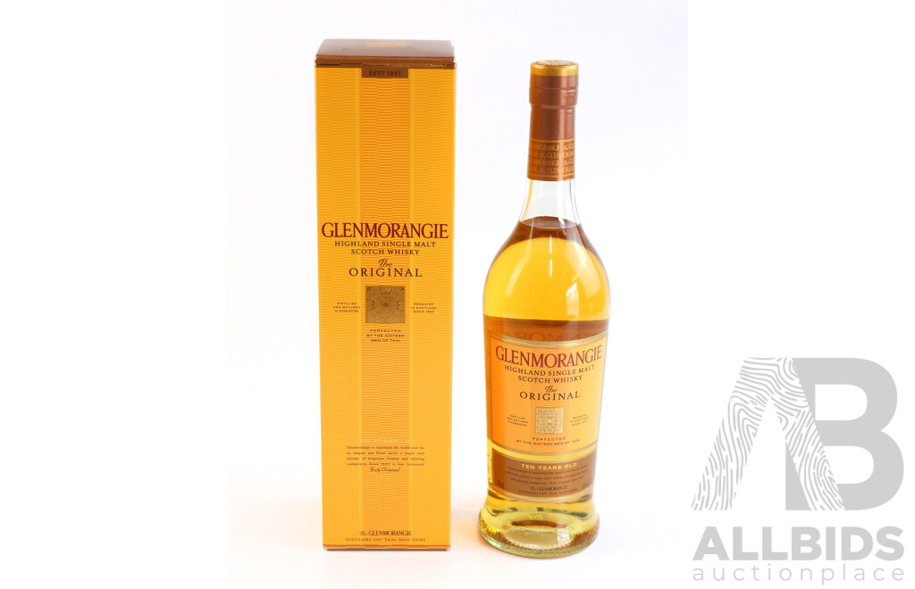The Glenmorangie the Original Highland Single Malt Scotch Whisky, 700ml Bottle in Original Box