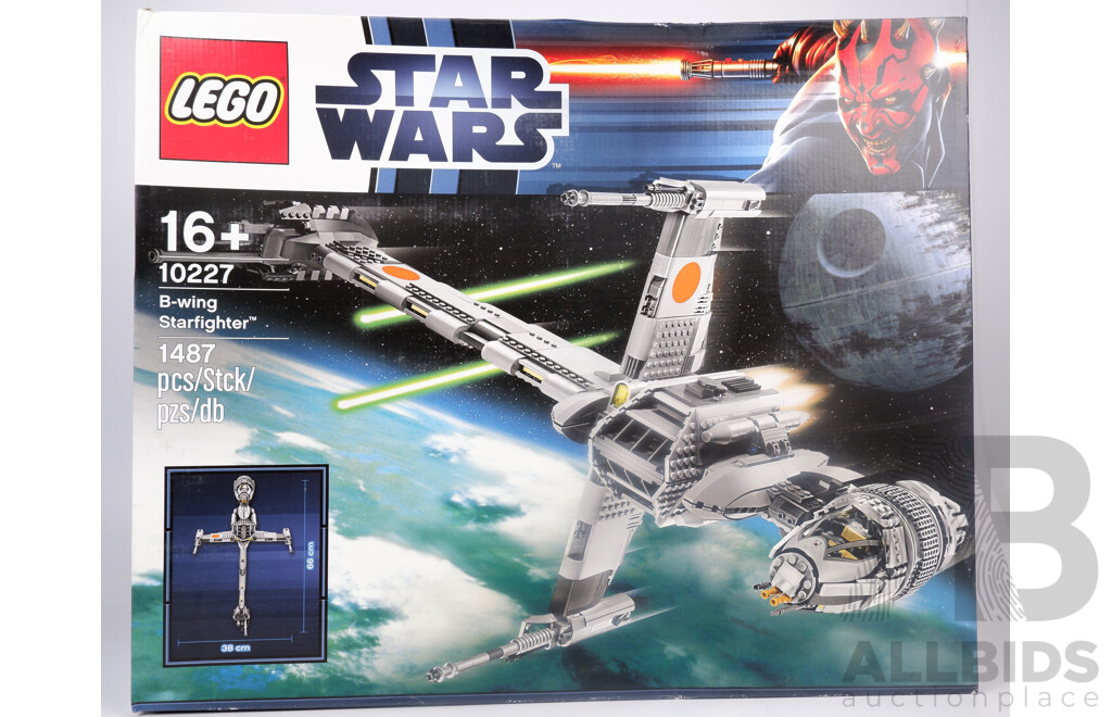 Lego Star Wars B Wing Starfighter Set 10227, Sealed in Box