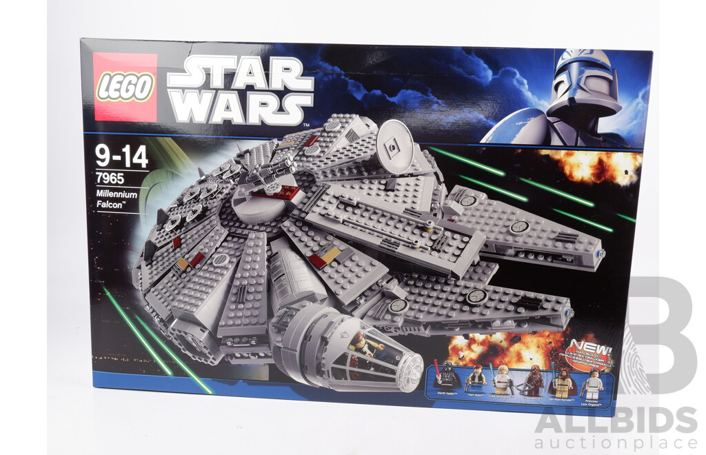 Lego Star Wars Millennium Falcon Set 7965, Sealed in Box