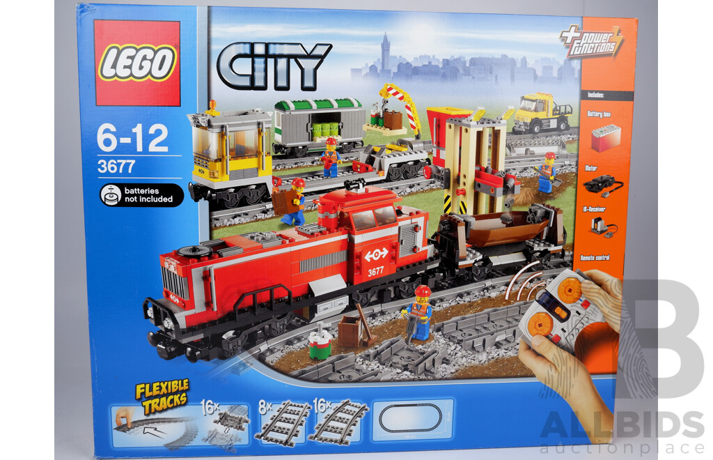 Lego  City Trains 9V Set 3677, Sealed in Box