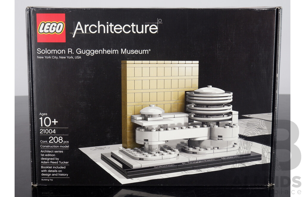 Lego Architecture Frank Lloyd Wright Collection Solomon R Guggenheim Museum Set 21004, Sealed in Box