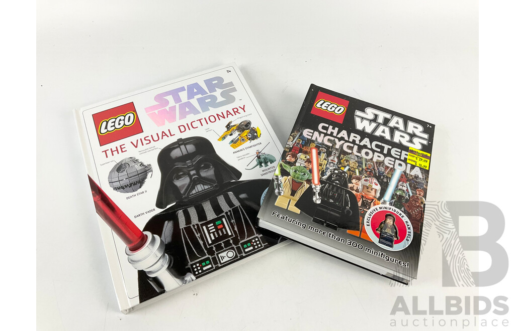 Lego Star Wars the Visual Dictionary with Exclusive Luke Skywalker Minifigure Along with Lego Star Wars Character Encyclopedia