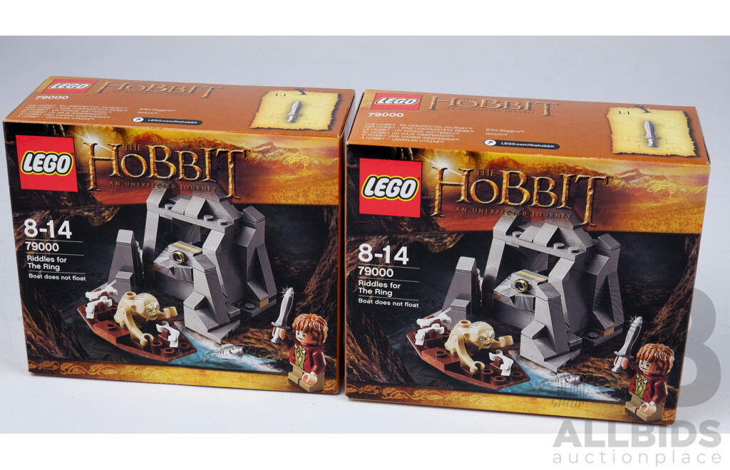 Two Lego the Hobbit, Riddles for the Ring Set, 79000, Sealed in Box