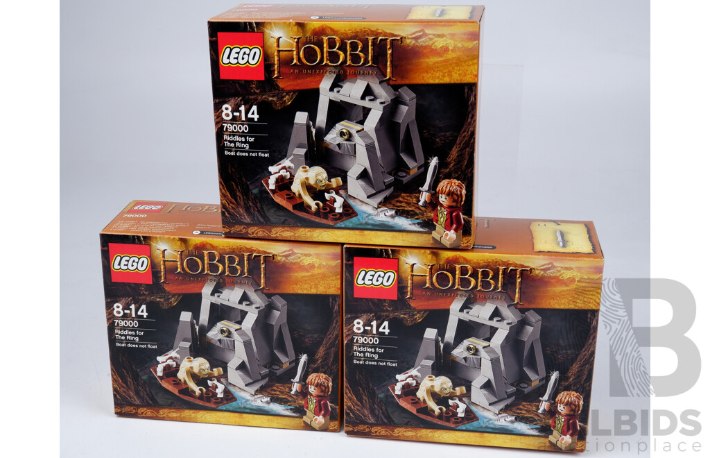 Three Lego the Hobbit, Riddles for the Ring Set, 79000, Sealed in Box