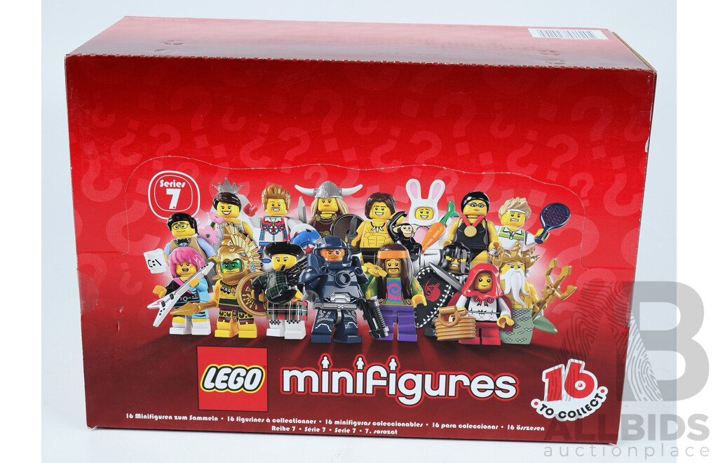 Lego Minifigures Series 7, Quantity 60 X Sealed Packets, in Sealed in Box