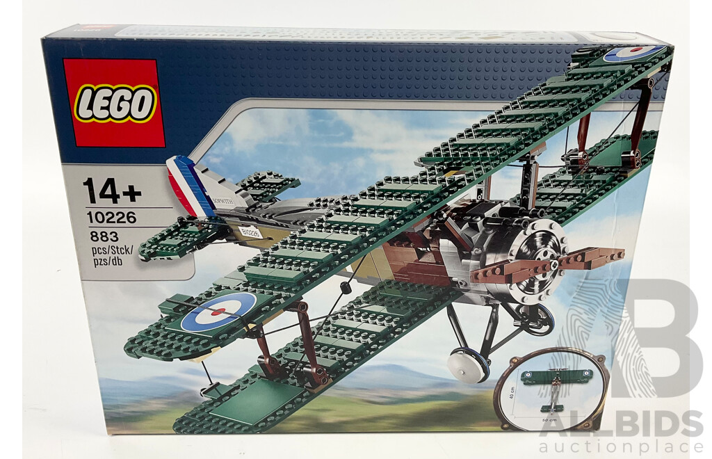Lego Sopwith Camel Set 10226, Sealed in Box