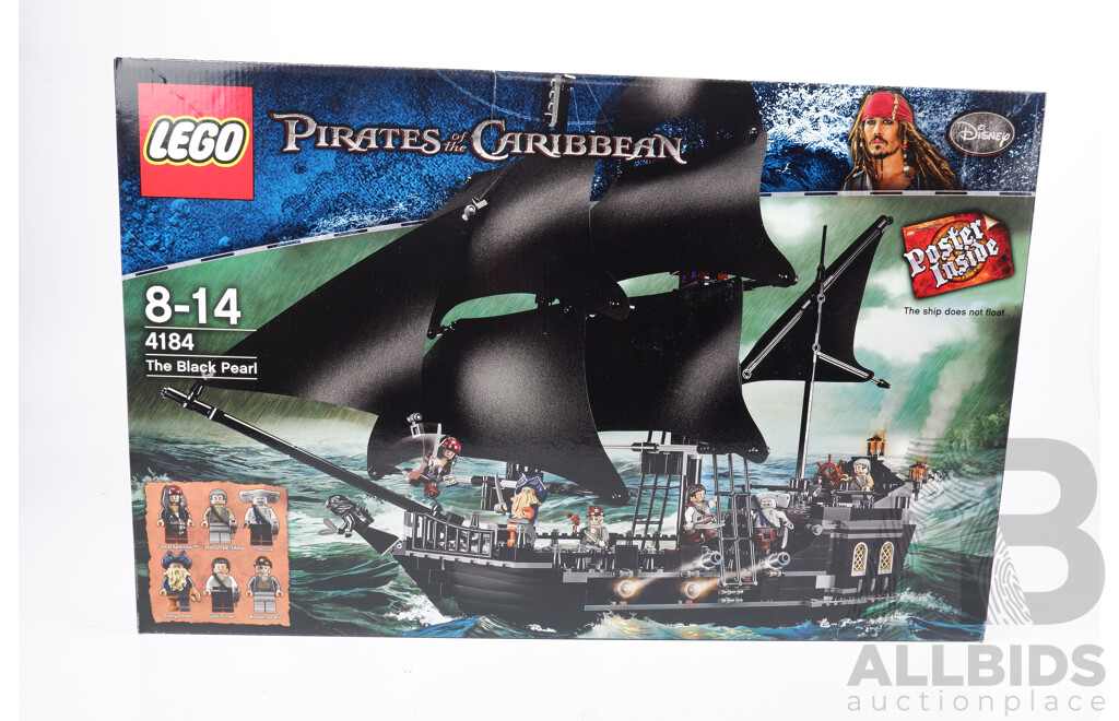 Lego Pirates of the Caribean the Black Pearl Set 4184, Sealed in Box
