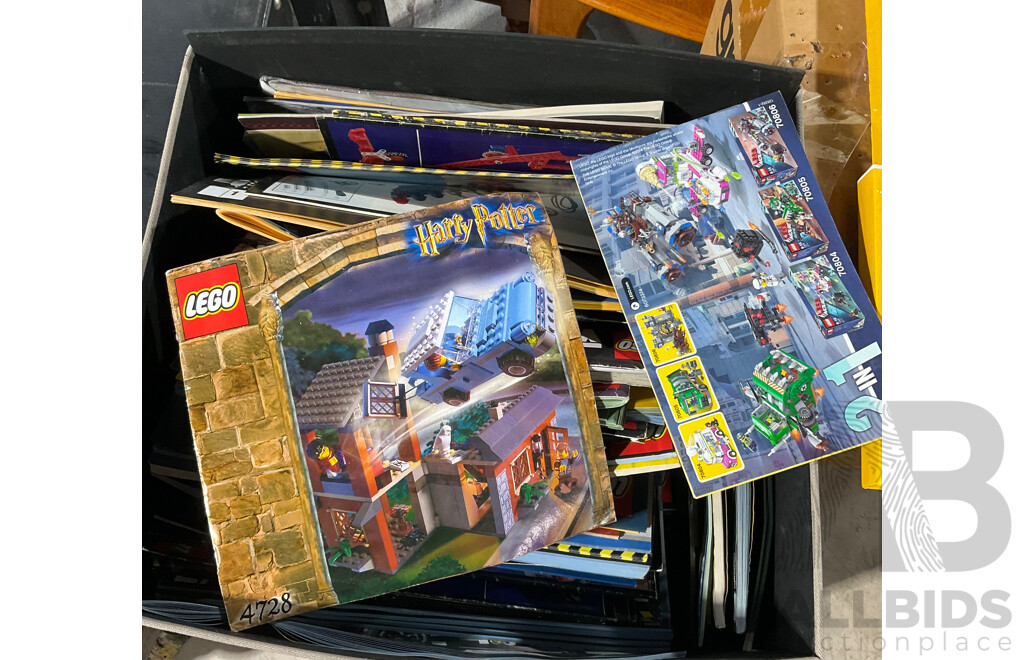 Large Collection Lego Instruction Books and Other Lego Books
