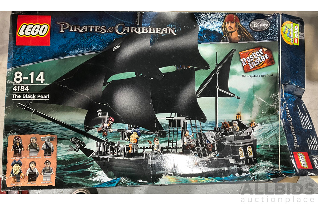Lego Black Pearl 4184 Set Opened in Box