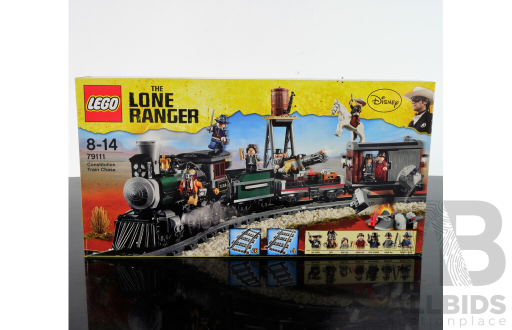Lego Lone Ranger Constitution Train Chase 79111 Set , Sealed in Box