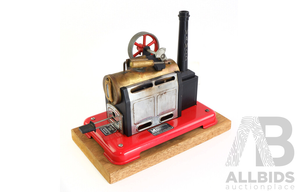 Vintage Mamod Brass Stationary Steam Engine