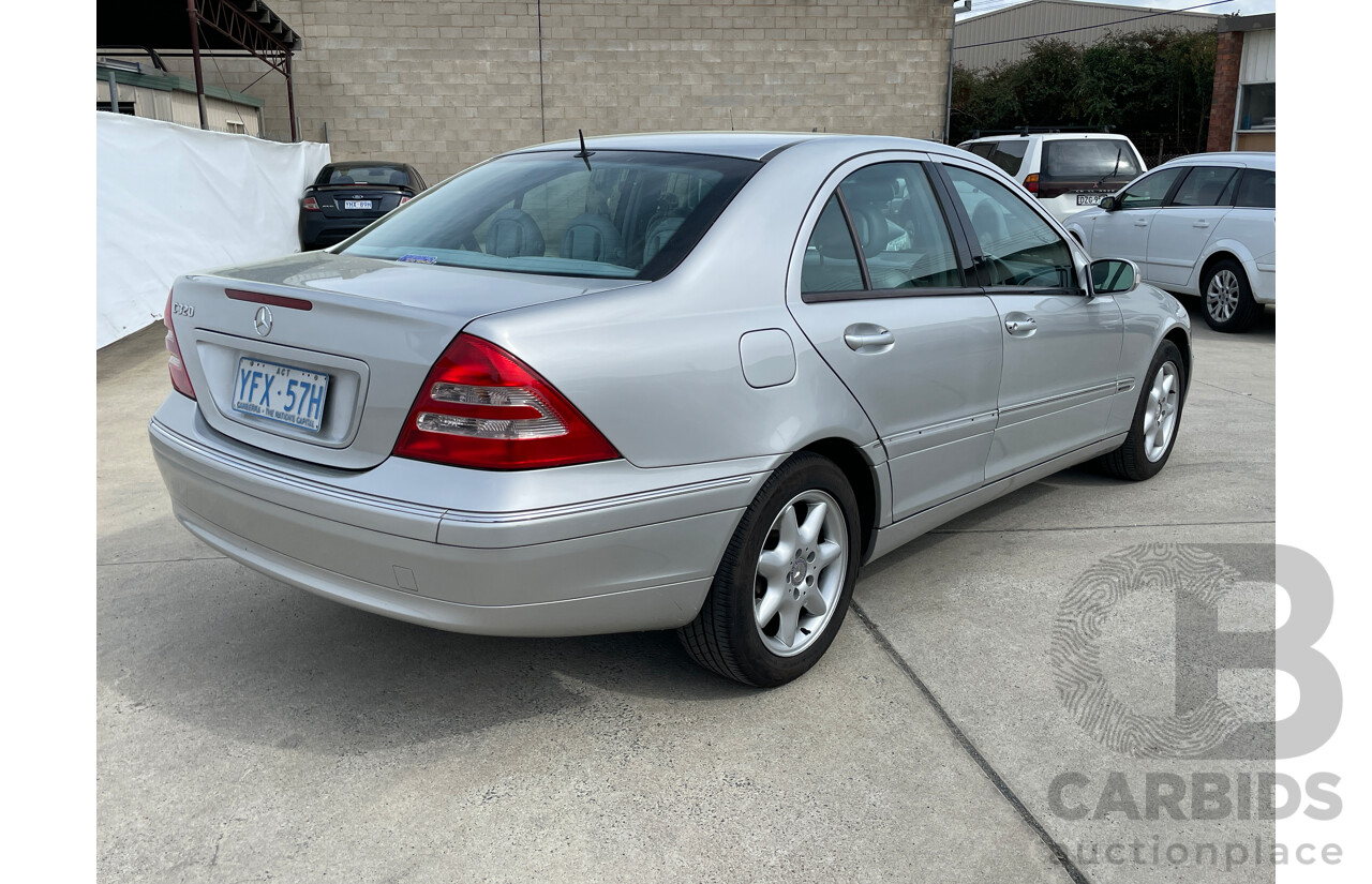 4/2001 Mercedes-Benz C320 Elegance W203 4d Sedan Silver 3.2L