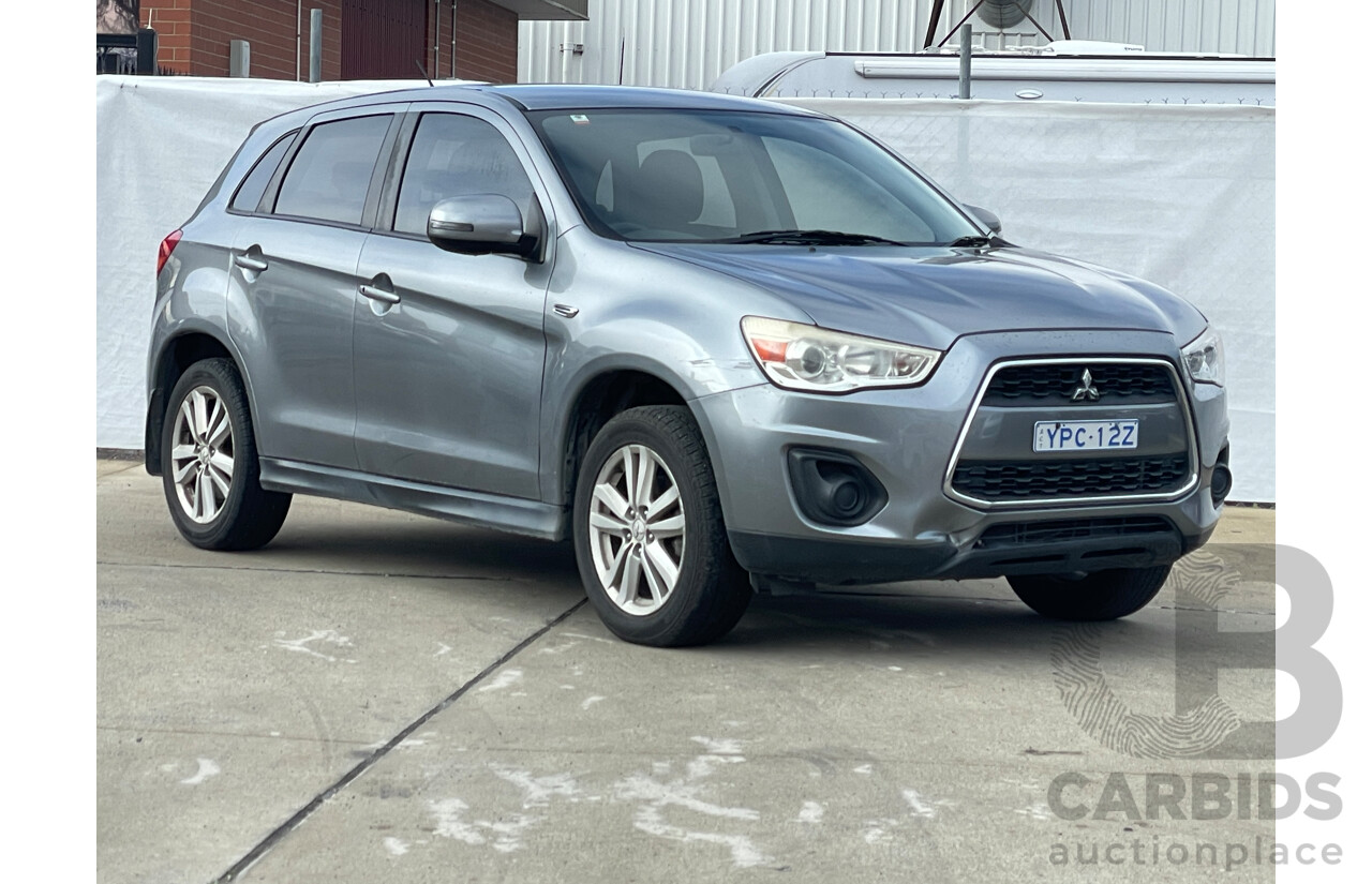 11/2013 Mitsubishi ASX (4wd) XB MY14 4d Wagon Grey 2.3L