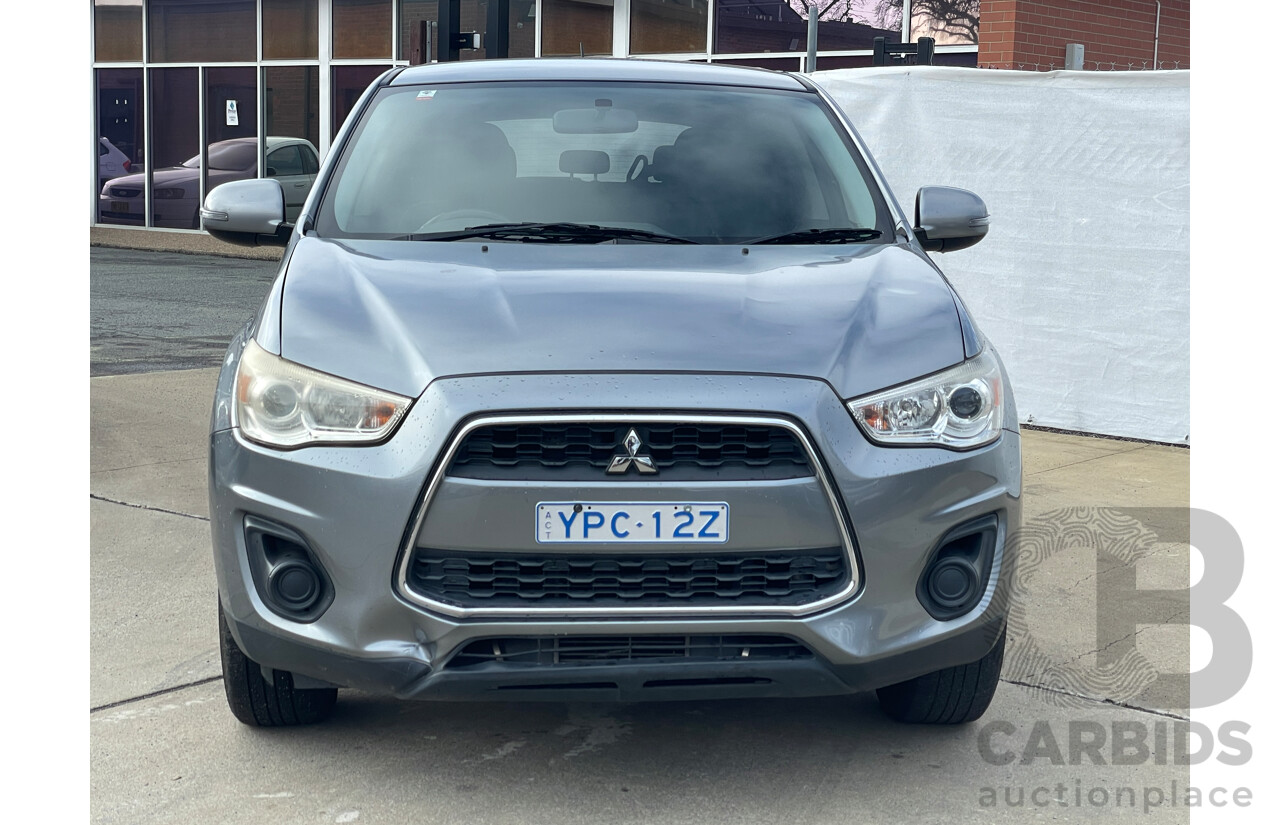 11/2013 Mitsubishi ASX (4wd) XB MY14 4d Wagon Grey 2.3L