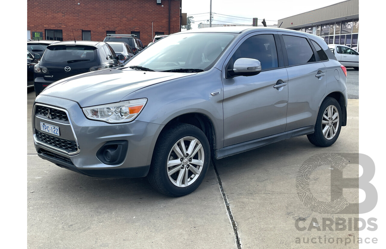 11/2013 Mitsubishi ASX (4wd) XB MY14 4d Wagon Grey 2.3L