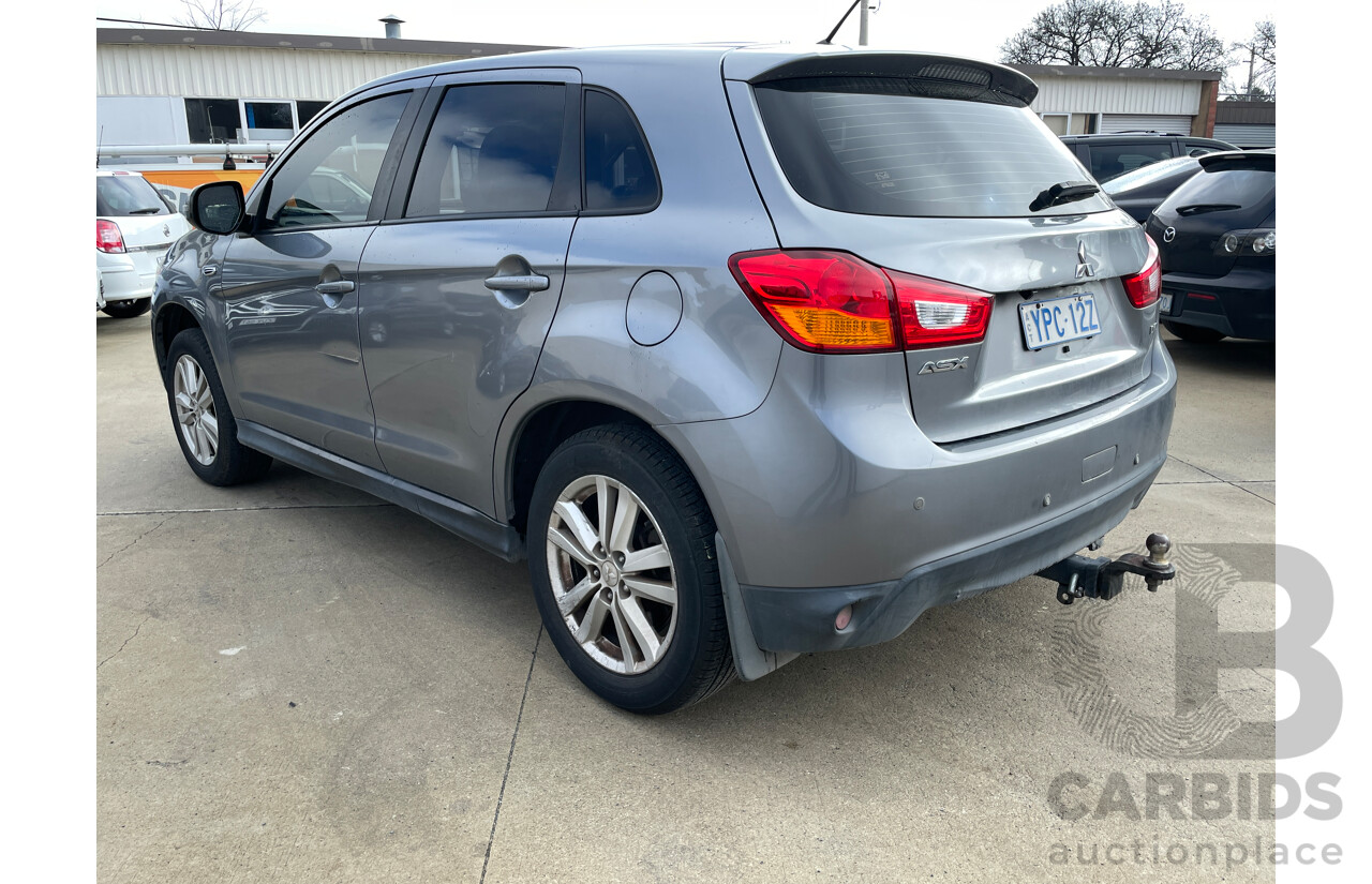 11/2013 Mitsubishi ASX (4wd) XB MY14 4d Wagon Grey 2.3L