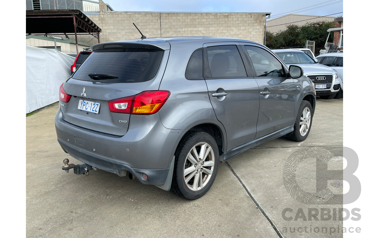 11/2013 Mitsubishi ASX (4wd) XB MY14 4d Wagon Grey 2.3L