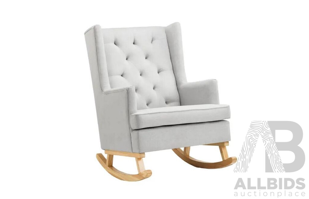 Shangri-La Charlotte Rocking Chair (Grey) - ORP $309.00