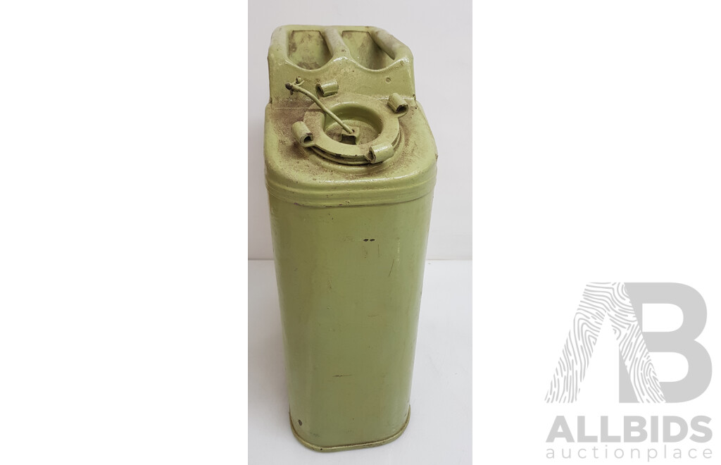 Pale Green Steel Jerry Can 20L