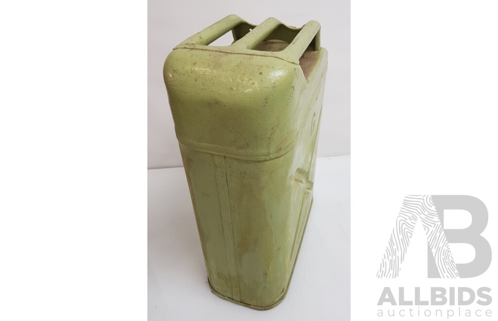Pale Green Steel Jerry Can 20L