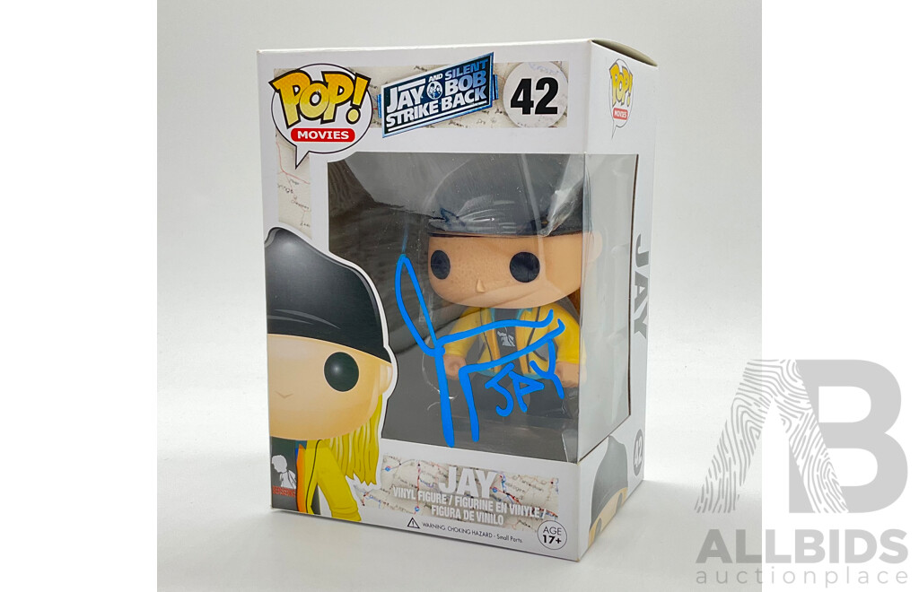 Funko Pop Movies Jay Vinyl Figure with Signature on Box #42 - Jay and Silent Bob Strike Back