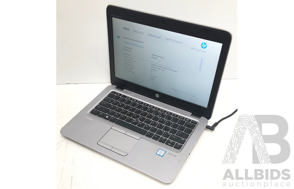 HP EliteBook 820 G3 Intel Core i5 (6300U) 2.40GHz-3.00GHz 2-Core CPU 12.5-Inch Laptop