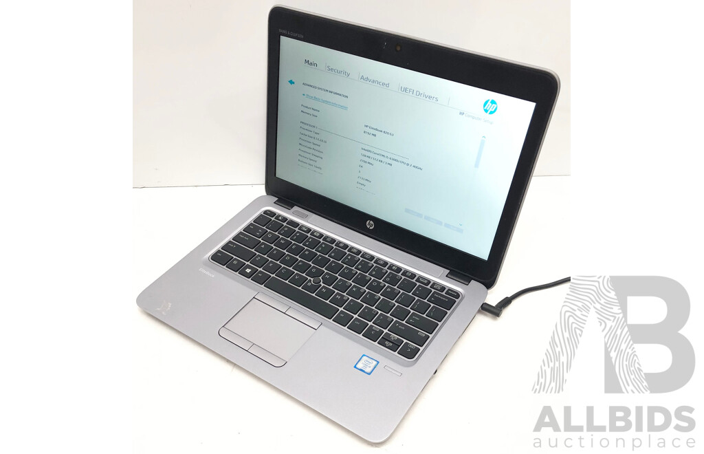 HP EliteBook 820 G3 Intel Core i5 (6300U) 2.40GHz-3.00GHz 2-Core CPU 12.5-Inch Laptop