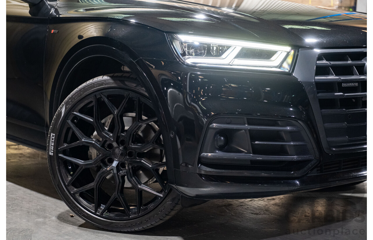 01/2019 Audi Q5 45 TFSI Sport Black Edition Quattro (AWD) FY MY19 Black 4d Wagon Turbo 2.0L