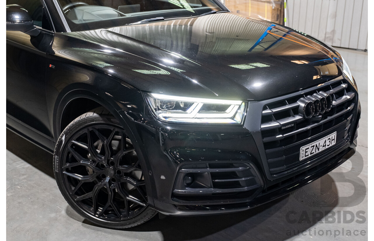 01/2019 Audi Q5 45 TFSI Sport Black Edition Quattro (AWD) FY MY19 Black 4d Wagon Turbo 2.0L