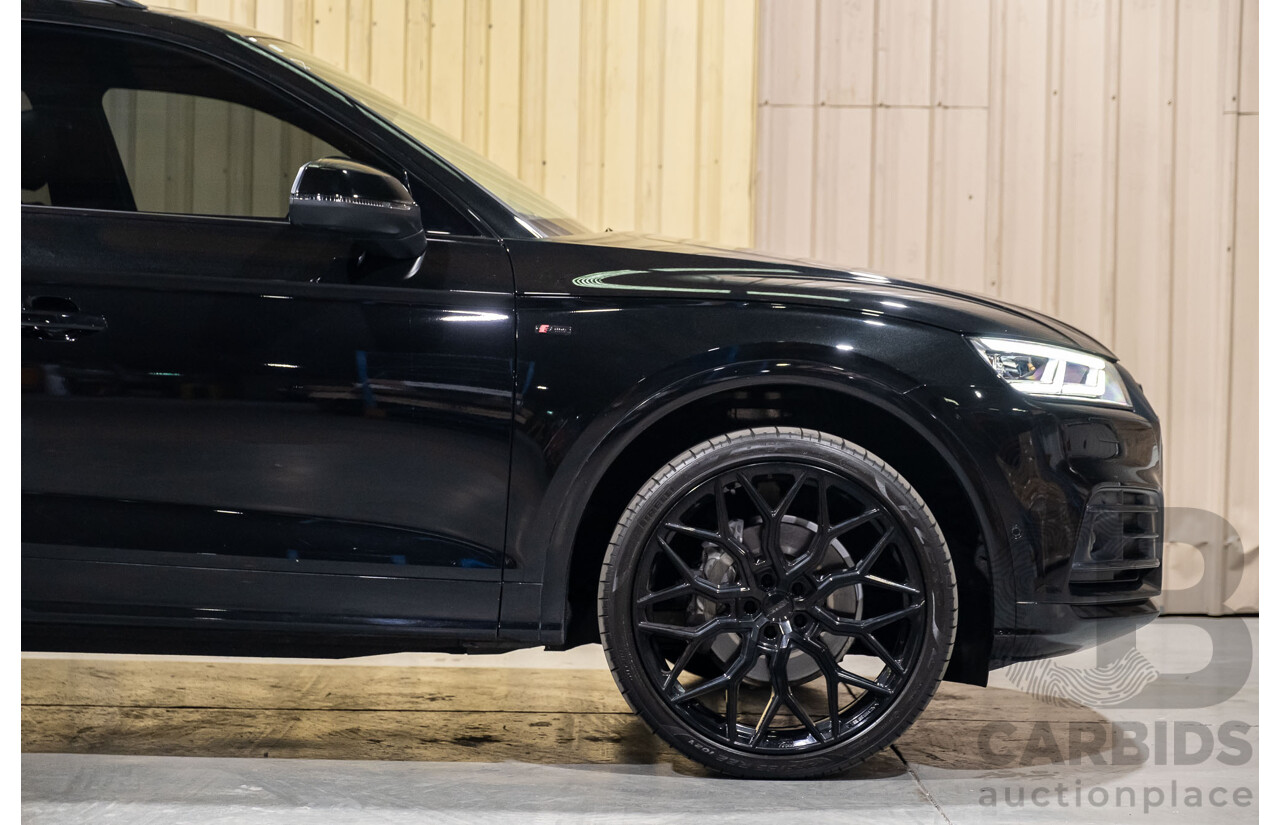 01/2019 Audi Q5 45 TFSI Sport Black Edition Quattro (AWD) FY MY19 Black 4d Wagon Turbo 2.0L