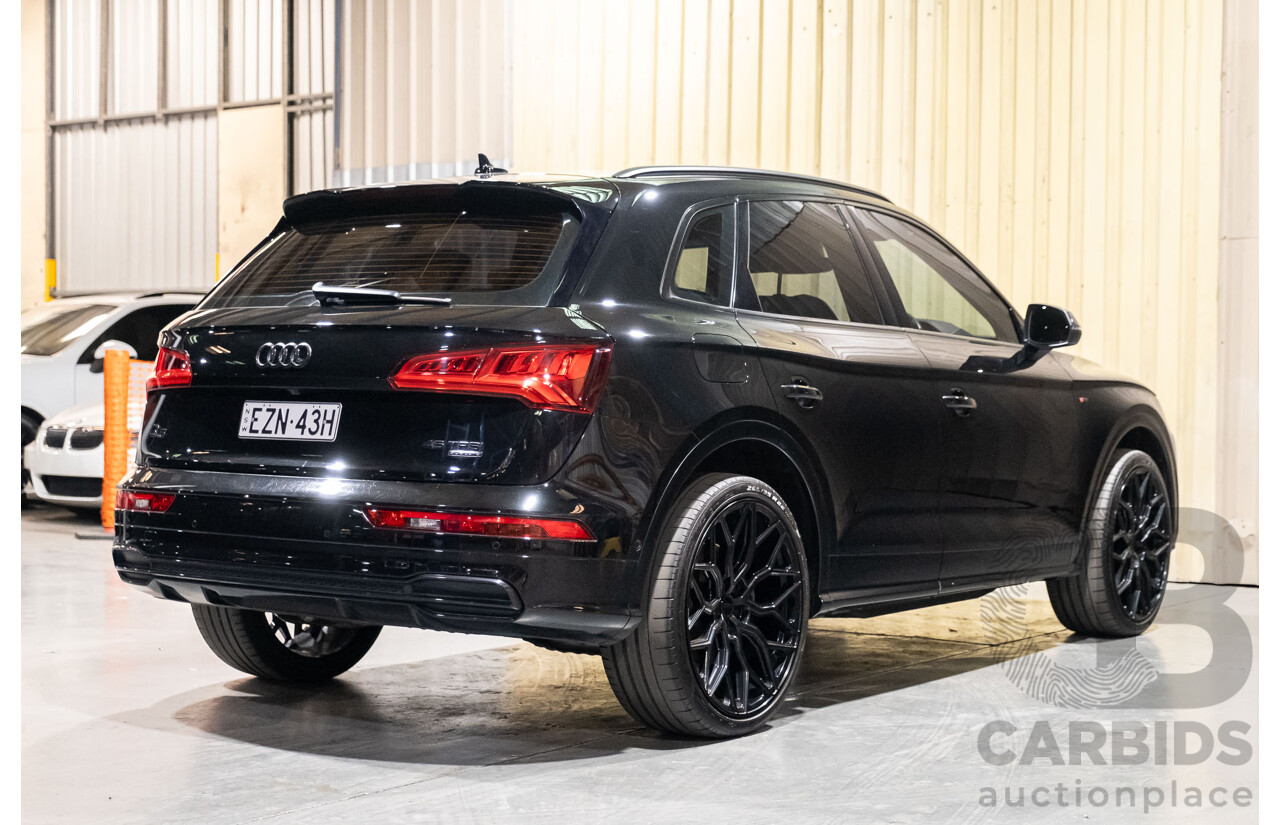 01/2019 Audi Q5 45 TFSI Sport Black Edition Quattro (AWD) FY MY19 Black 4d Wagon Turbo 2.0L