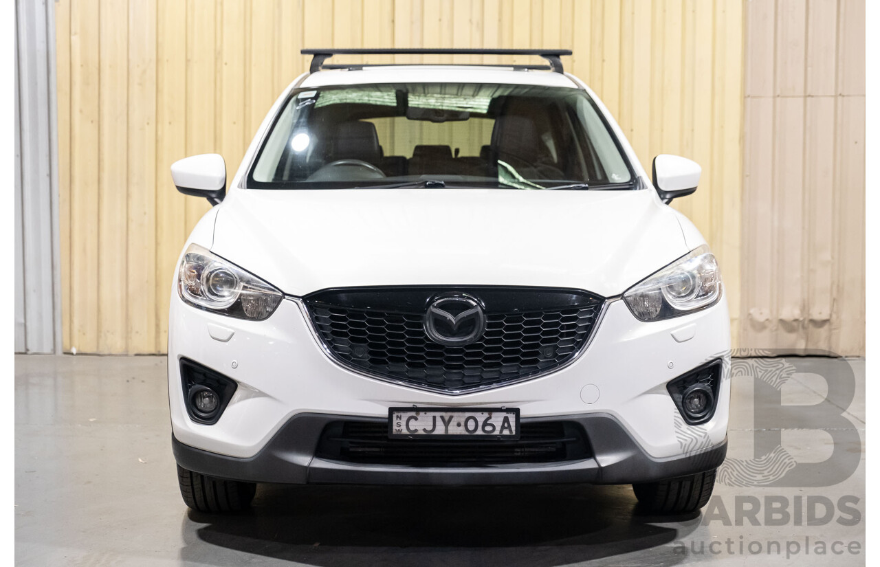 12/2012 Mazda CX-5 Grand Tourer (4x4) 4d Wagon White Turbo Diesel 2.2L