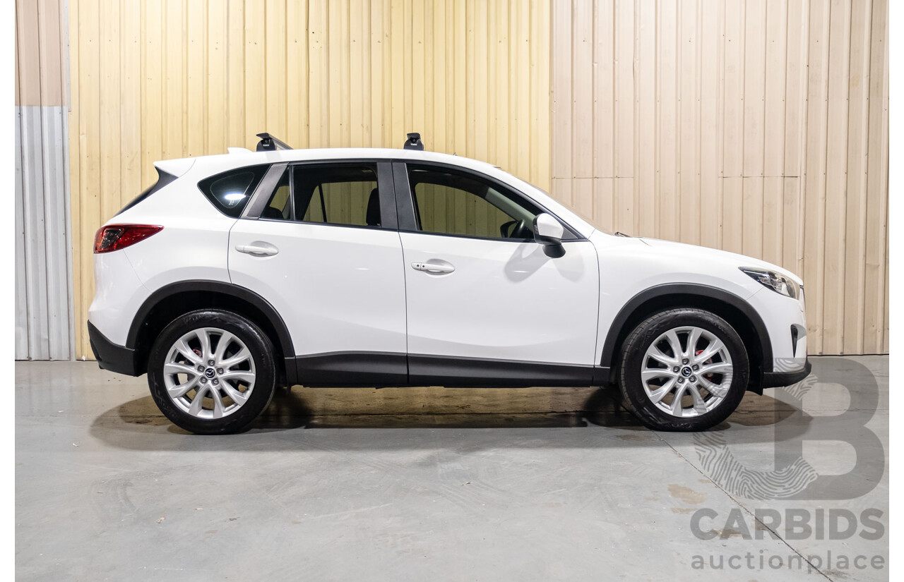 12/2012 Mazda CX-5 Grand Tourer (4x4) 4d Wagon White Turbo Diesel 2.2L