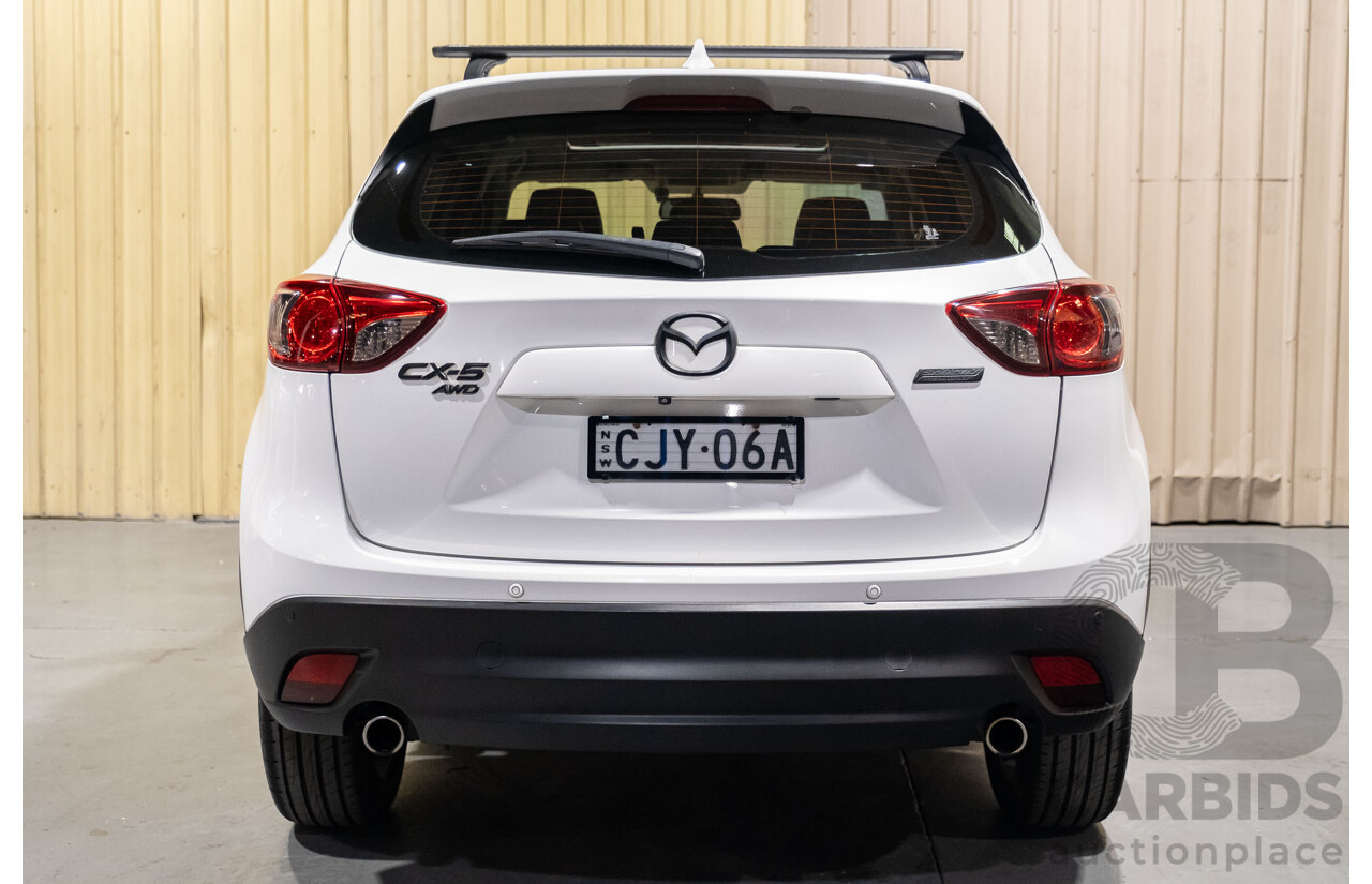 12/2012 Mazda CX-5 Grand Tourer (4x4) 4d Wagon White Turbo Diesel 2.2L