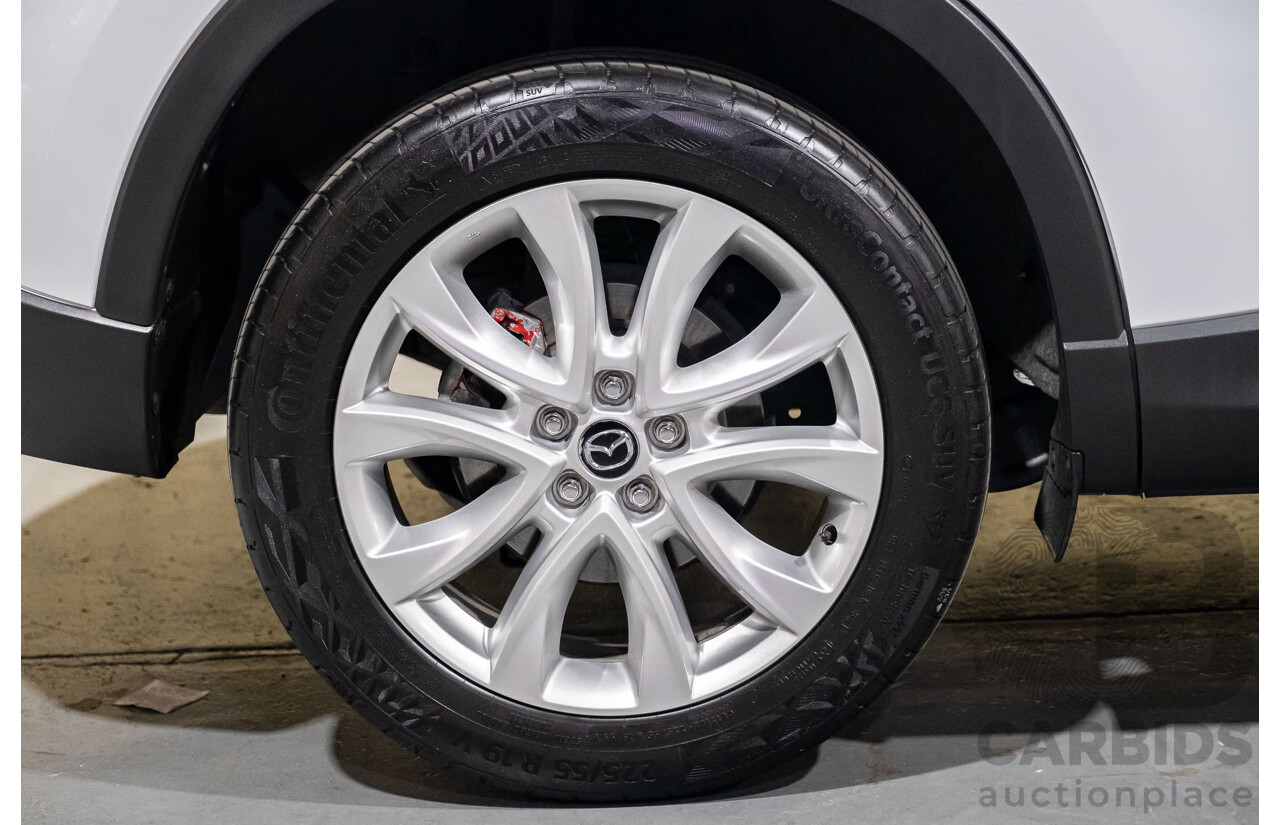 12/2012 Mazda CX-5 Grand Tourer (4x4) 4d Wagon White Turbo Diesel 2.2L