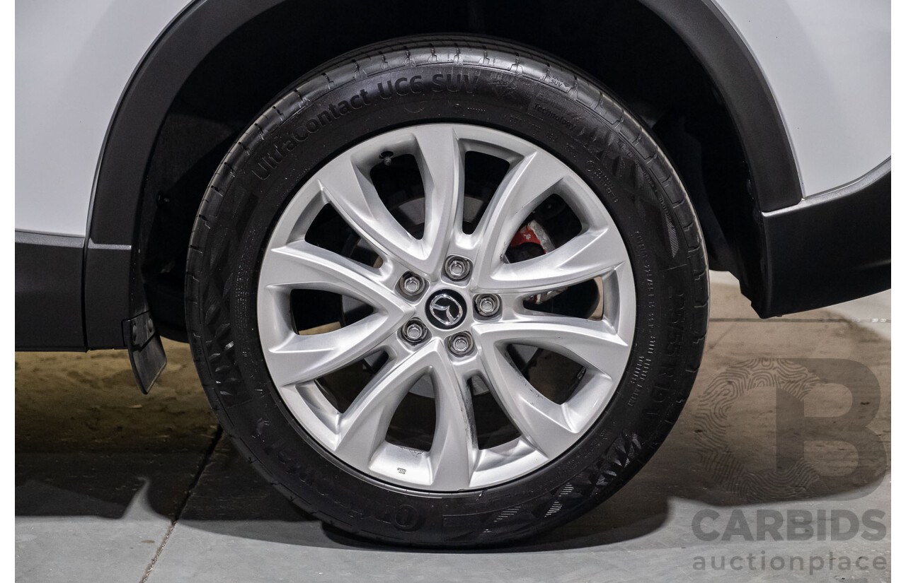 12/2012 Mazda CX-5 Grand Tourer (4x4) 4d Wagon White Turbo Diesel 2.2L