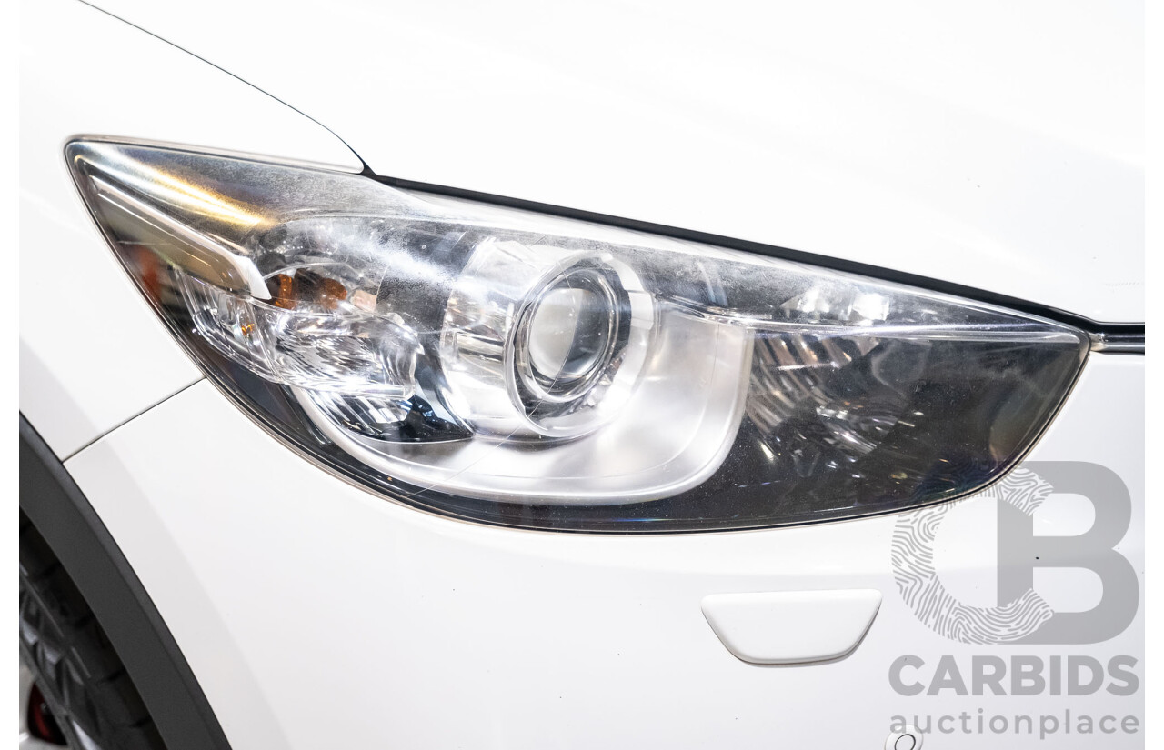 12/2012 Mazda CX-5 Grand Tourer (4x4) 4d Wagon White Turbo Diesel 2.2L