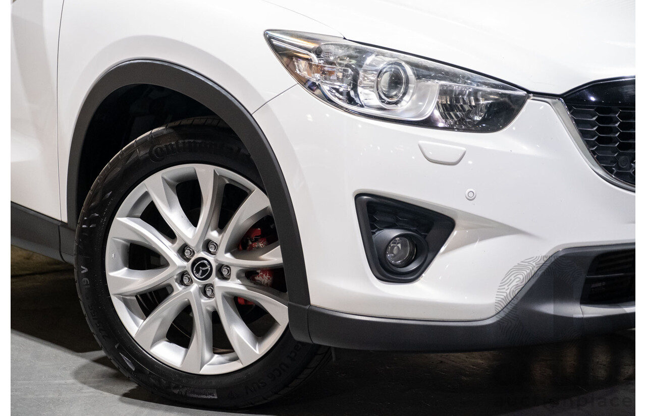 12/2012 Mazda CX-5 Grand Tourer (4x4) 4d Wagon White Turbo Diesel 2.2L