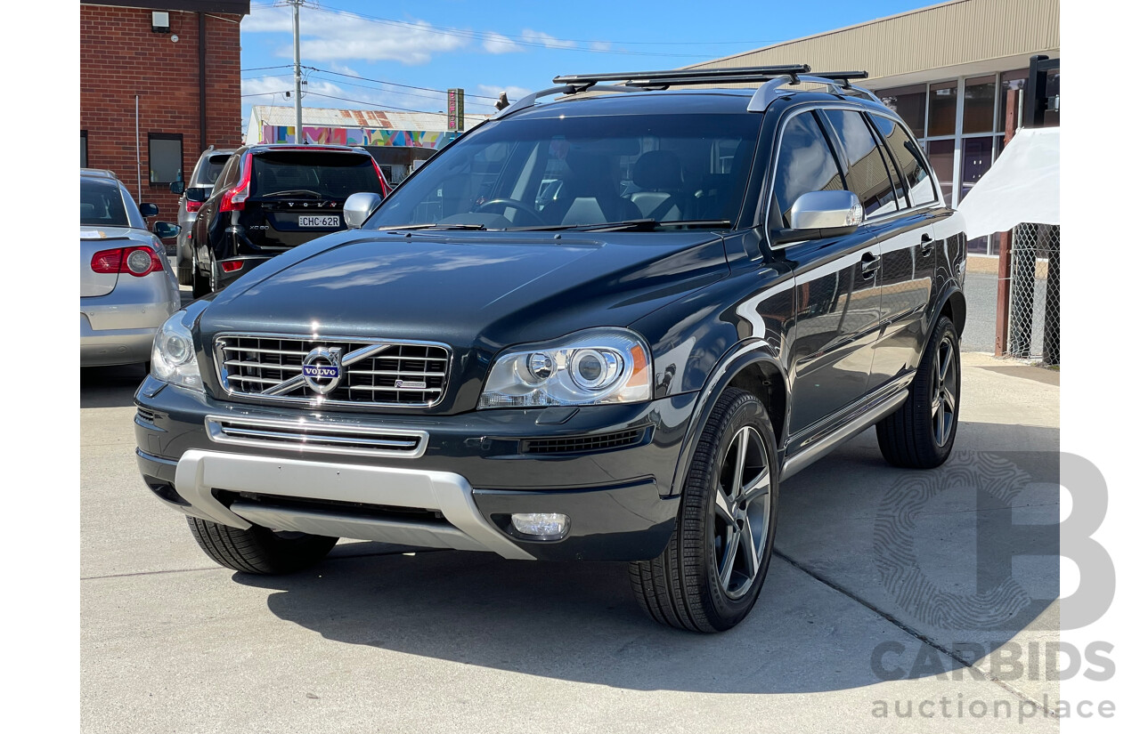 4/2013 Volvo XC90 3.2 R-Design MY13 4d Wagon Grey 3.2L