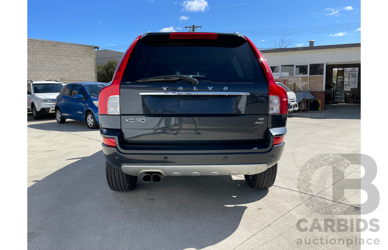 4/2013 Volvo XC90 3.2 R-Design MY13 4d Wagon Grey 3.2L