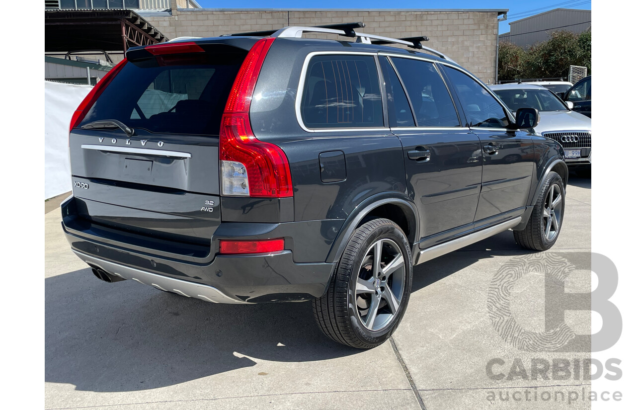 4/2013 Volvo XC90 3.2 R-Design MY13 4d Wagon Grey 3.2L