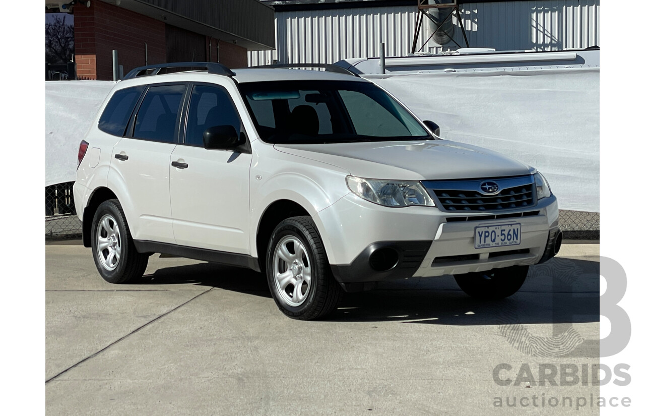 6/2011 Subaru Forester X MY11 4d Wagon White 2.5L