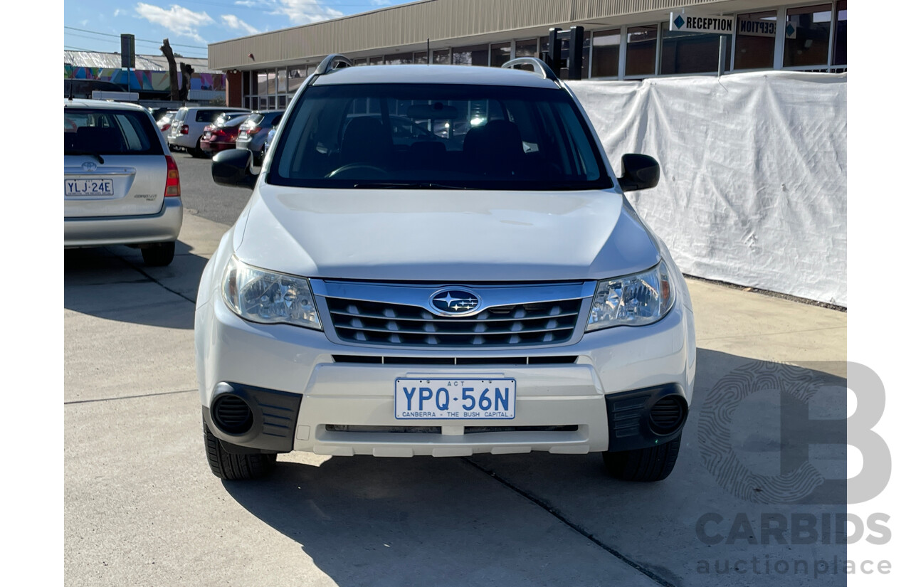 6/2011 Subaru Forester X MY11 4d Wagon White 2.5L