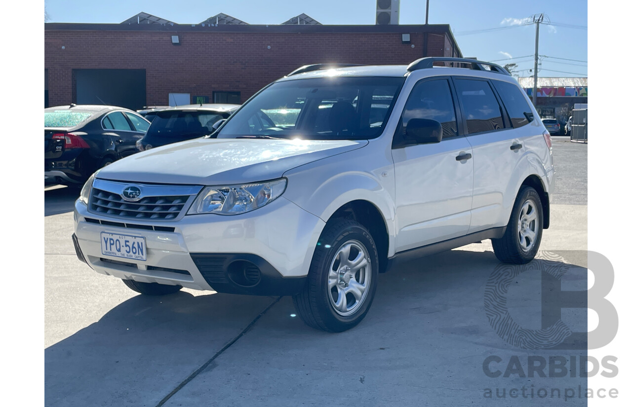 6/2011 Subaru Forester X MY11 4d Wagon White 2.5L