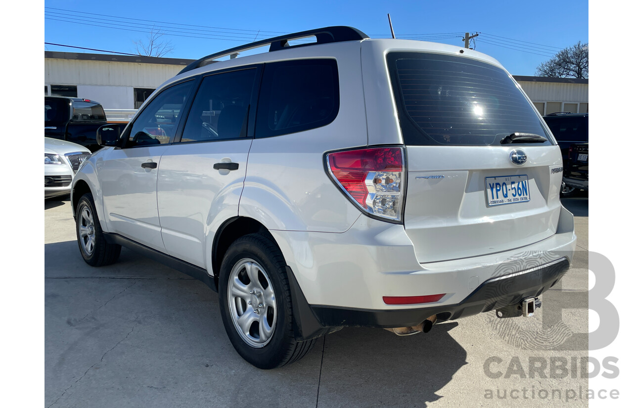 6/2011 Subaru Forester X MY11 4d Wagon White 2.5L