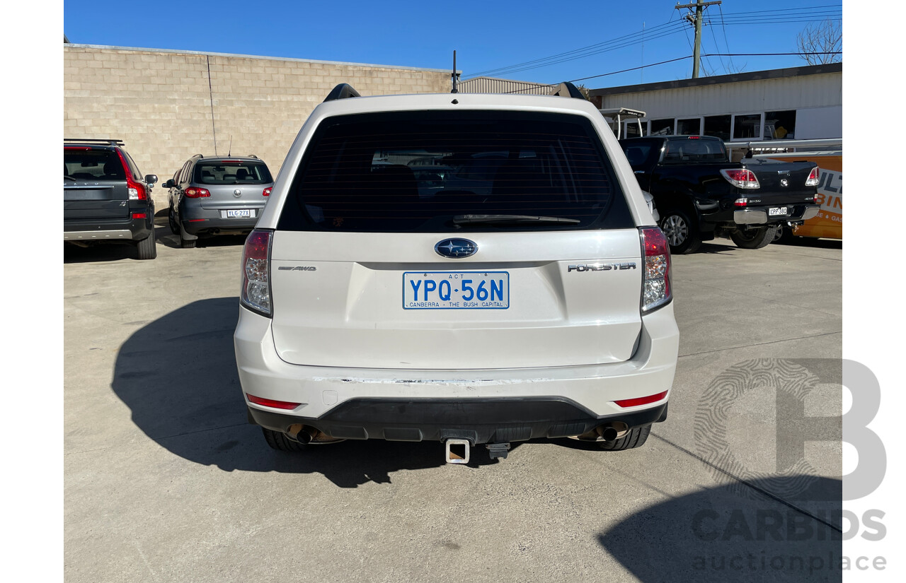 6/2011 Subaru Forester X MY11 4d Wagon White 2.5L
