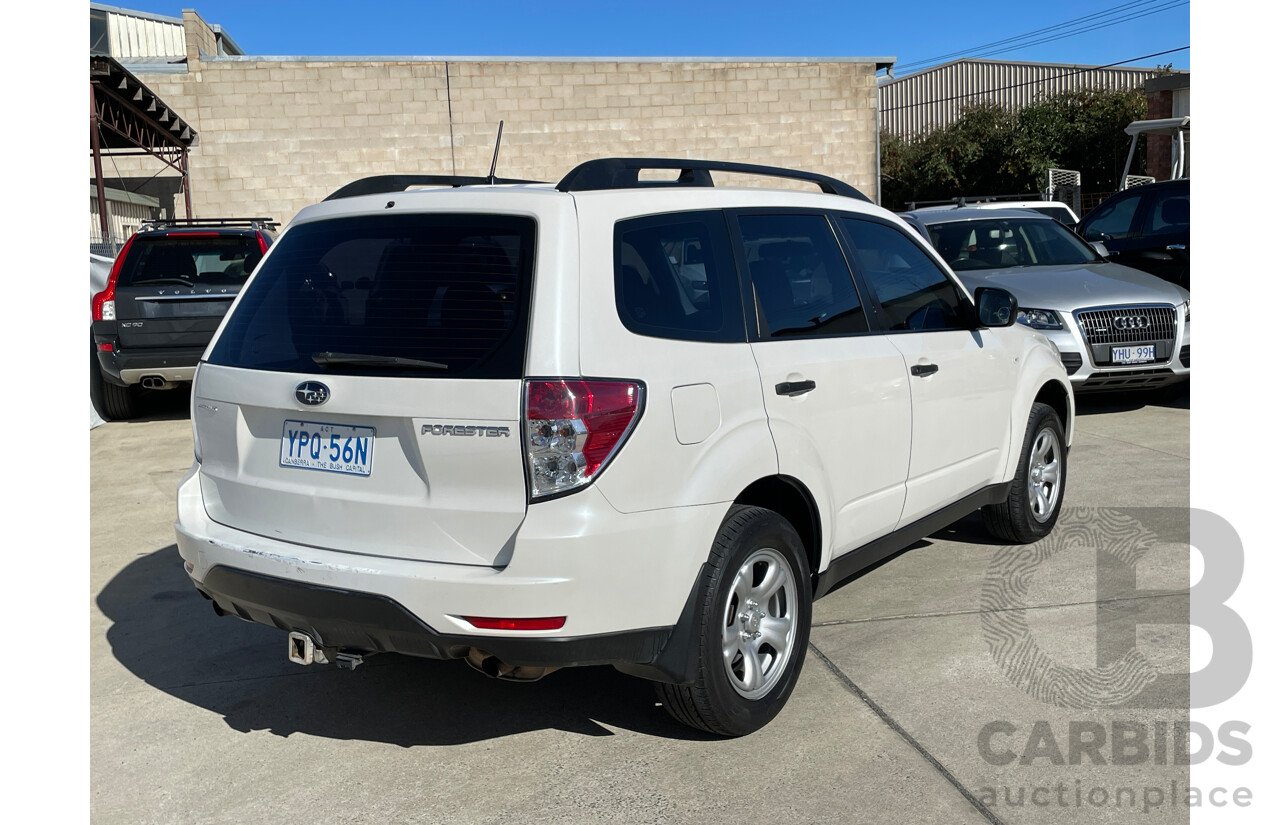 6/2011 Subaru Forester X MY11 4d Wagon White 2.5L