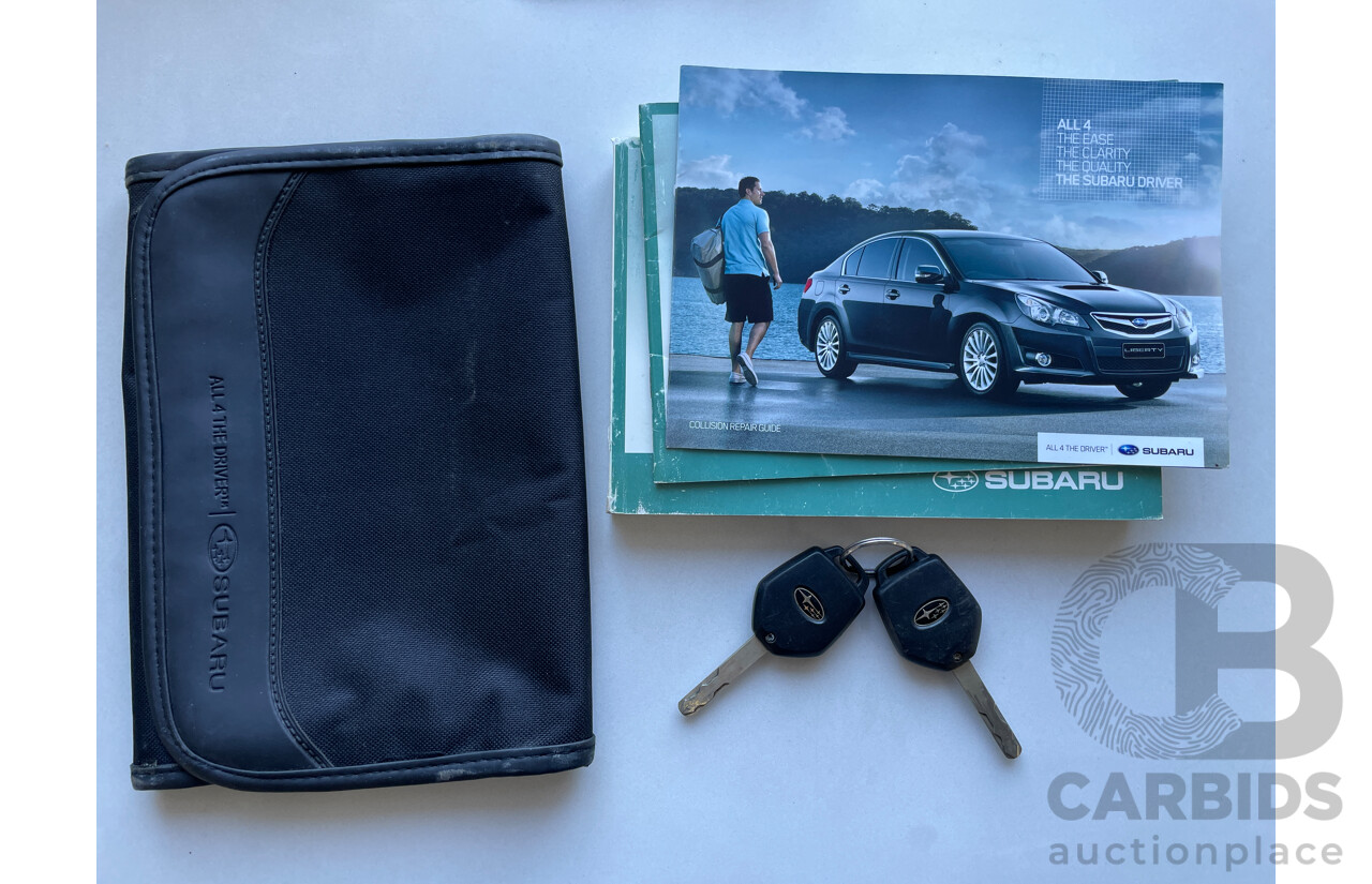 6/2011 Subaru Forester X MY11 4d Wagon White 2.5L